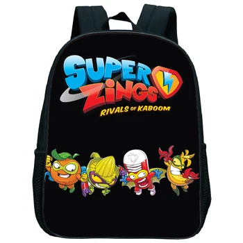 Super Zings Mš Batoh Deti Batoľa Cartoon Bookbag Dieťa Superzings Školské tašky Deti Mochila Späť do Školy Darček