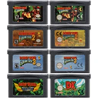 32 Bitov Video Hra s Tonerom Karta pre Konzolu Nintendo GBA Donke Kong Krajiny anglickom Jazyku Edition