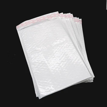 10pcs white ultra-tenké bublina taška nepremokavé a shockproof pearl film obálky business office kancelárske potreby (20*30 cm+3 cm)