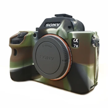 Nové, Mäkké Silikónové Fotoaparát prípade pre Sony A73 A7RM3 A7R3 III A7M3 A7III A9 Gumy, Ochranný Kryt Tela Prípade Pleti