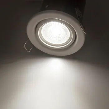 Stmievateľné 7W GU10 LED Reflektor Downlight Sledovať Bodové Žiarovky studená Biela 5000K 650Lm Jas 185~265V Nahradiť Halogénové Lampy