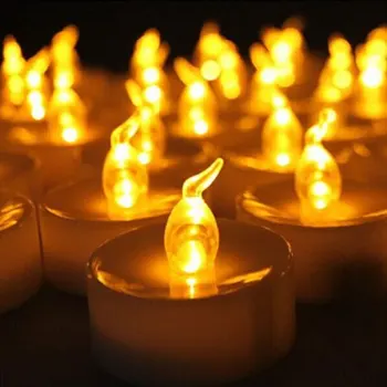 12PCS Mini LED sviečka Vysokej Kvality malé blikajúce sviečky Na Svadby, Narodeniny Halloween Christma