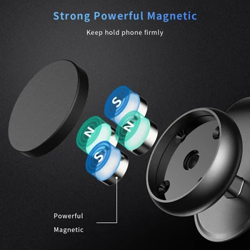 FLOVEME Magnetický Držiak do Vozidla Pre iPhone 11 Pro Max Samsung Univerzálny Smartphone Auto Air Vent Mount Držiak na Stojan Na Mobilný Telefón