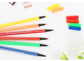 Papelaria akvarel pen set detí rysovacie pero môže byť umývanie pastelky vodné farby značky manga, štetec, pero