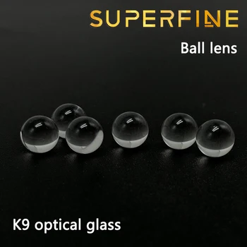 Balenie 10 ks priemer 1,5 mm K9 optické sklo loptu šošovky Sférické Šošovky