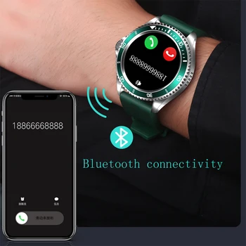 LIGE Bluetooth Hovor Smart Hodinky Mužov Multi-športové Hodinky Podporu TFT karty Ovládanie Hudby Nepremokavé Smartwatch pre Android iOS
