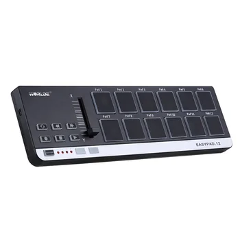 Worlde midi controller EasyPad.12 Prenosný Mini USB 12 Drum Pad midi klávesnice klavíra синтезатор midi клавиатура