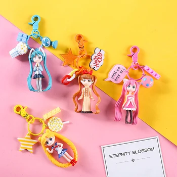 Roztomilý Sailor Moon Keychain Kawaii Luna Sakura Mačka Prívesok Na Cosplay Prop Prívesok Aripods Príslušenstvo Keyring Keychains Anime