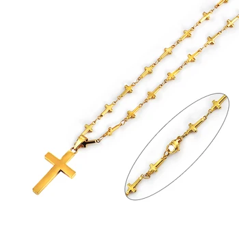 Pôvodné vlastné náboženské šperky z nerezovej ocele kríž náhrdelník módne hip hop mužov a žien príslušenstvo Ježiš Náhrdelník s Príveskom