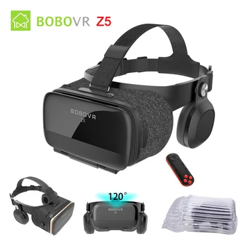 Pôvodné Bobovr Z5 3D VR Okuliare Virtuálnej Reality Okuliare Dokonalý Android 120 FOV Google Kartón Prilba Pre 4-6.2' Smartphone