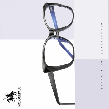 Č.ONEPAUL Mnohouholník Okuliare dioptrické Okuliare Optické Rám Kov Proti Modré Svetlo Blokuje Okuliare, Rám Mužov a Ženy Počítačové Hry