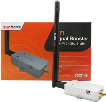 Sunhans Sh-2500 2500mw Bezdrôtového Signálu Repeater 33dbm Wifi Signál Booster 2,5 w