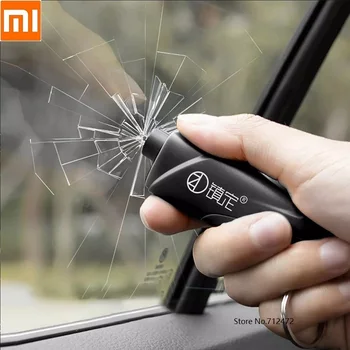 Xiao Prenosný Mini Bezpečnosti Kladivo Pohotovostné Vozidlo, do okna istič Sklo Seatbelt Fréza Okno Uniknúť Čepeľ Nástroj