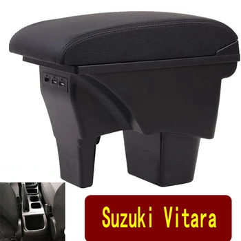 Pre Suzuki Vitara Opierkou Box Vitara 2 Univerzálne Auto Strednej Opierke Úložný Box držiak popolníka úprava príslušenstvo
