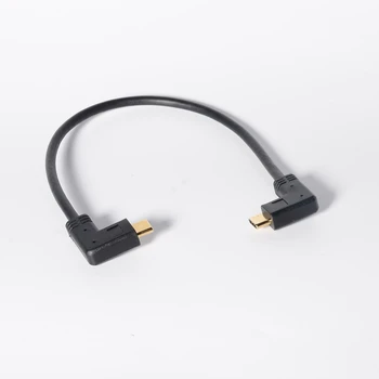 Typ c 3.1 Predlžovacieho Kábla 90 Stupňov USB 3.1 Typ C Samec Samec Gen 2 (10Gbps) Zásuvka Predlžovací Kábel, Podporuje Nabíjanie