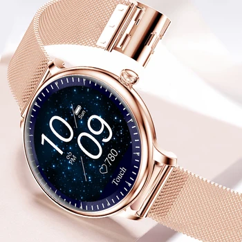 Smart hodinky módne športové srdcového tepu multi-funkcia merania, rotujúce zápästie jasného displeja vodotesný smartwatch+Box