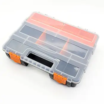 Praktické ABS Plast Skrutka Nástroj Úložný Box S Blokovacím Skrutkovač Hardvér Príslušenstvo Toolbox Auto Repair Tool Box
