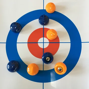 Mini Curling Loptu Stola Hru Shuffleboard Vzdelávacie Hračka s Film Roll Fairway pre Deti Zábava Dosková Hra