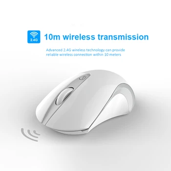CHYI Prenosný Mini Bezdrôtová Optická Usb Myš 3d Ergonomické Tichý Počítač Mause Ružová Tichý Malé PC Myši Na Notebook Macbook