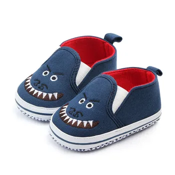 Batoľa chlapec plátno topánky chlapčeka loafer obuv detská pošmyknúť na prewalker cartoon obuvi pre dieťa 0-12 mesiac deti