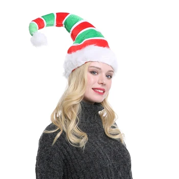2020 Vianočné Hat Plyšové Elf Santa Klobúk Ozdoby, Dekorácie, Vianočné spp Turecko klobúky Nový Rok Xmas Party Dekorácie, Rekvizity