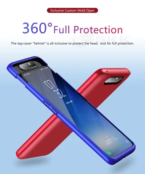 GKK obal pre Samsung A80 Prípade 360 Plnú Ochranu S Tvrdeného Skla 3 v 1 Matný Pevný Kryt Pre Samsung Galaxy A80 prípade fundas