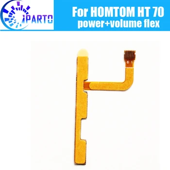 HOMTOM HT70 Tlačidlo na Strane Flex Kábel Je Originál Power + Volume Flex Kábel opravy dielov pre HOMTOM HT70