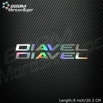 1Pair Motocykel Reflexné Laser Prilba Tank Pad Dekorácie-Nálepky Motorke Obtlačky Pre DUCATI Diavel MOTO GP
