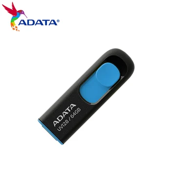 ADATA UV128 USB Flash Disk 128 GB 64 GB 32 GB, 16 GB USB 3.2 Flash Zdvíhateľnej Capless Pero Disk Vysokou Rýchlosťou kl ' úč