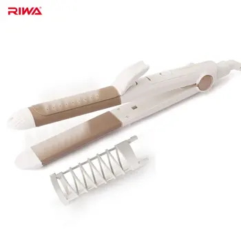 RIWA Curler Hair Straightener 2 V 1 Styler kulma Mokré a Suché Curling Kliešte Na Vlasy RB-950A