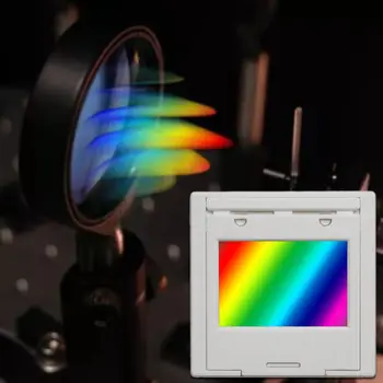 Difrakčné mriežka 50/100/300/600 riadok 2 mm Prenos Rošt Spektrofotometer Optické vyučovania experiment