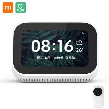 Xiao Mijia AI Touch Screen Reproduktor Bluetooth5.0 Wi-Fi Smart Pripojenie, Digitálny Displej Budík Multi Touch Wake Up Reproduktorov