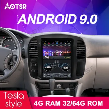 Android 9.0 64GB Tesla Auta GPS Navigácie Pre TOYOTA LAND CRUISER LC100 92-2002 vedúci jednotky Multimediálny prehrávač rádio magnetofón