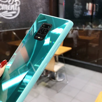 3D Prism Zrkadlo na Pevnom PC Phone Prípade Pre Xiao Redmi Poznámka 9 9s 8 Pro 9A 9C Mi Poznámka 10 Lite CC9 Pro Prípade Laser Sklon Zadného Krytu