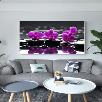Moderné Orchidea, Kvety Plátno Art Obrazy Na Stenu, Plagáty A Vytlačí Červené Kvety Wall Art Tlačí Na Obývacia Izba Cuadros