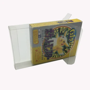 10 KS Priehľadné Hra Karty Prípade display Box Chránič Pre G-B/G-B-C Úložný Box Prípade pre Gameboy Color pre Pokemon JP Edition