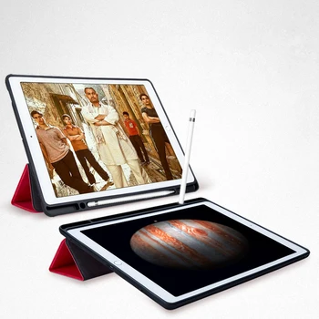 Magnetické Smart Case Pre iPad 7. 8. Gen Prípade Pero Slim Slot Stojan, Kryt Pre iPad 10.2 Auto Sleep / Wake Prípad Tabletu