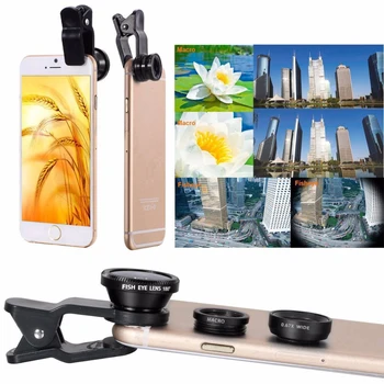 Fotoaparát Kit 12X Zoom Objektív pre Smartphone Ďalekohľad, Fotoaparát Lente Telefón Ďalekohľad Fisheye Makro Objektív, Statív Klip Bluetooth