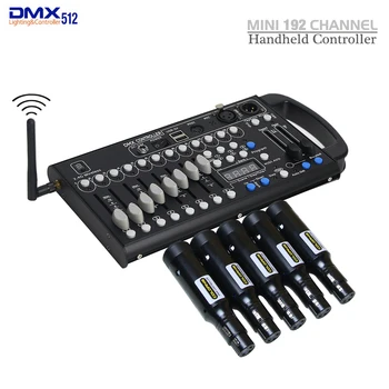 2020 Mini DMX Regulátor 192 DMX Kanálov Konzoly Fáze Osvetlenie Regulátor DMX-512 Pohyblivé Hlavy DJ Zobraziť Led Par Radič
