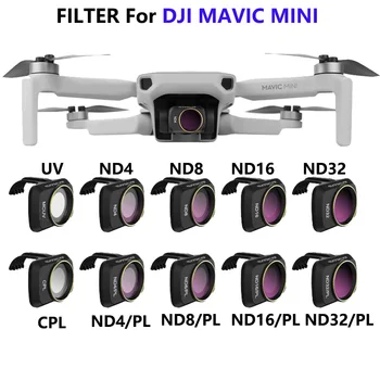 Objektív Filter PRE DJI Mavic Mini 2 MCUV ŽÚ4 ND8 ND16 ND32 CPL ND/PL Filtre Držiak pre DJI Mavic Mini Drone Príslušenstvo