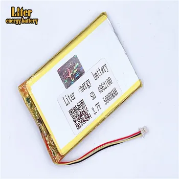 Plug 1.0-3P 4862100 5060100 tablet pc 7 cm vysoká kapacita Li-polymérová batéria 3,7 V 5000mAh Li-po batérie