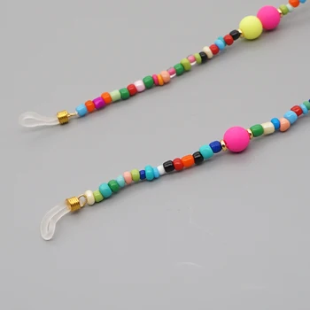 Go2Boho Okuliare Reťazca Rainbow Perličiek Náhrdelník Pre Ženy Reťaze Handmade Šperky, Slnečné Okuliare Popruh Sladkovodné Perly Náhrdelníky