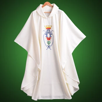 Svätý Bielej Koruny Vzor Vyšívané Katolíckej Cirkvi Kňaz Surplices Chasuble Rúch