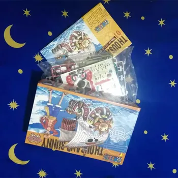 Anime 13CM JEDEN KUS Tisíc Slnečný Zmontované štýle lode, pirátske lode svitu PVC vinyl model Vianočné darčeky pre deti