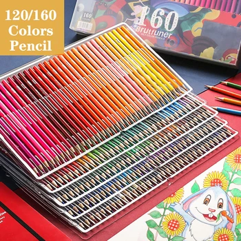 160/180 farby, olejové farby, ceruzka súbor profesionálne farebné maliar maľovanie, náčrt, drevené ceruzky umenia vo vode rozpustné farebné ceruzky nastaviť
