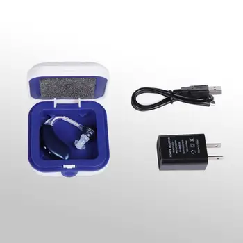 USB Nabíjateľné BTE sluchadlo pre Seniorov / Vľavo, Vpravo Strata Sluchu Zvukový Zosilňovač Ušné Starostlivosť Načúvacie prístroje Dropshipping