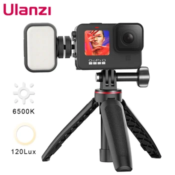 ULANZI VL28 LED Svetlo, Mini LED Svetlo Fotoaparátu Nabíjateľná 6500K Vyplniť Svetla pre Gopro Hero 9 8 7 DJI OSMO iPhone Sony Fotoaparát Canon