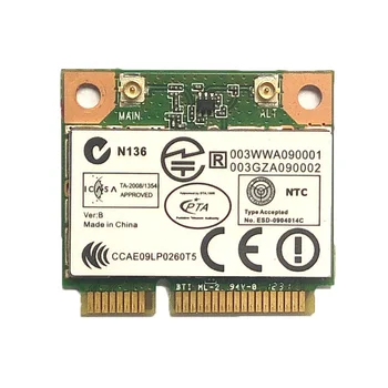 SSEA NOVÝ WiFi, Bluetooth 4.0, Sieťová Karta pre AzureWave AW-NB097H AW-NB100H AR3012 AR5B225 300Mbps Half Mini PCI-E
