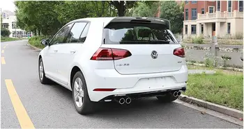 Pre Volkswagen Golf 7.5 Zadný spojler ABS Zadný Nárazník Difúzor Nárazníky Chránič Pre GOLFOVÉ Po chrome pery zadný spojler 2018