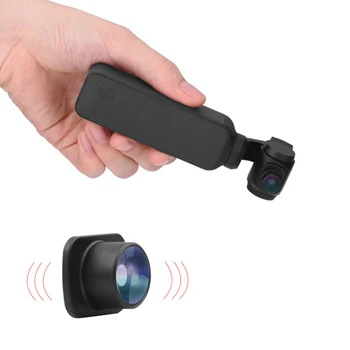 3in1 Mini Široký Uhol / Makro / Fisheye Objektív Optické Sklo Kamery pre DJI Osmo Vrecku Vlog Streľba Ručné Gimbal